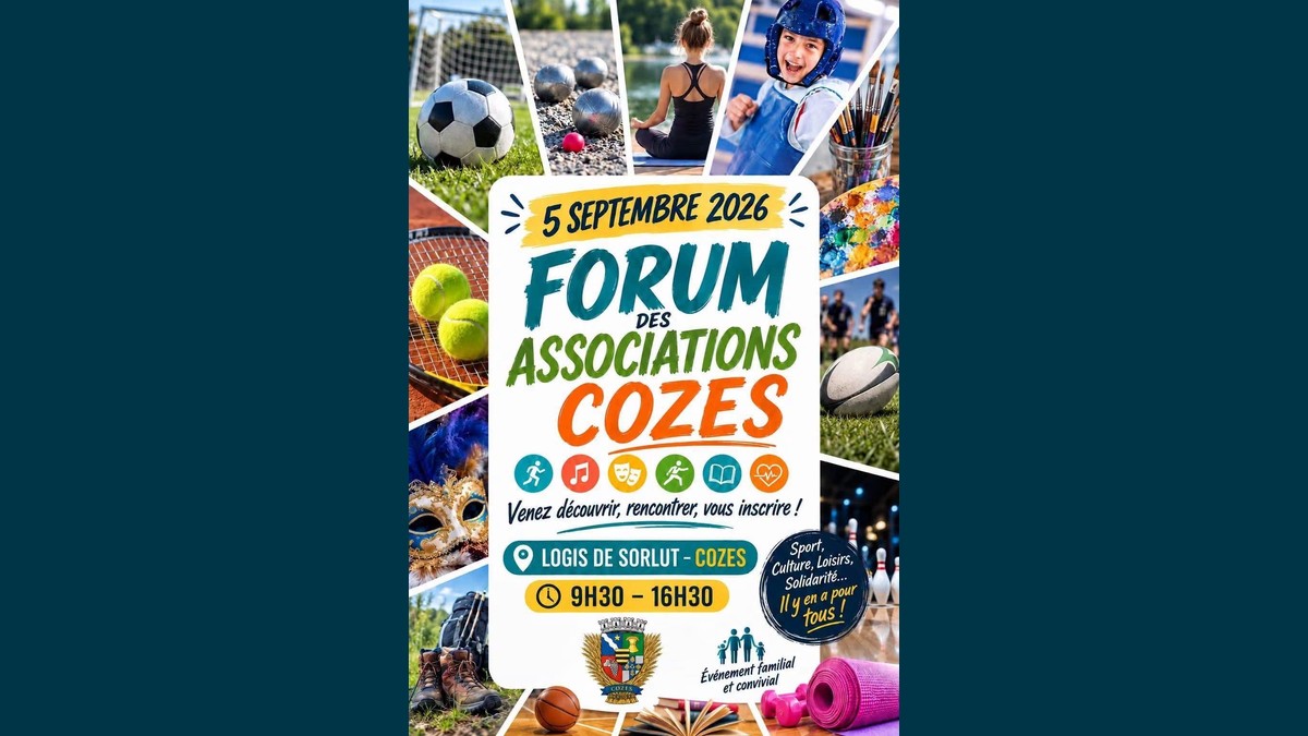 Forum des associations de Cozes : la rentrée associative en fête