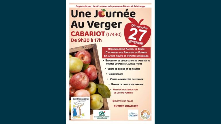Une Journée Au Verger : le rendez-vous des amoureux des pommes anciennes à Cabariot
