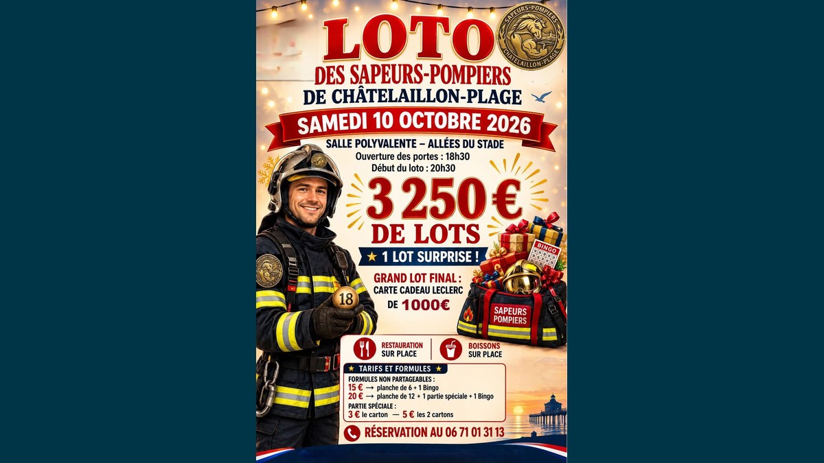 loto-chatel-site Loto des Sapeurs-Pompiers de Châtelaillon-Plage