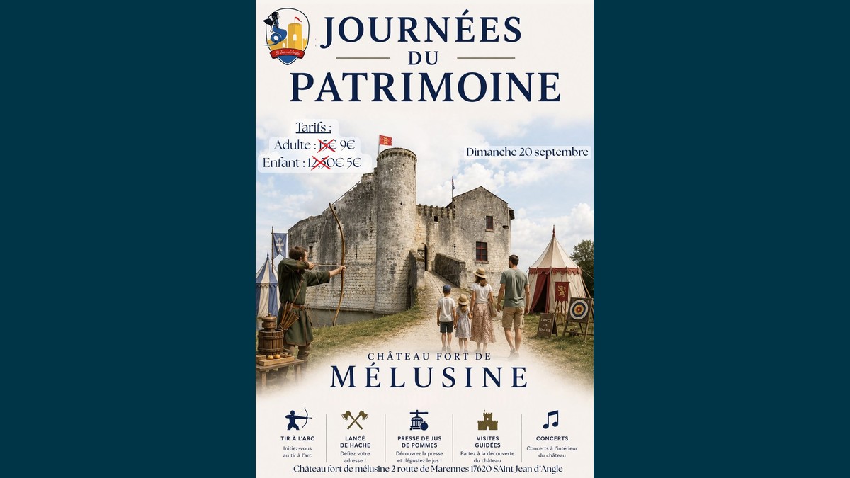 patrimoine-melusine-site Journées du Patrimoine au Château fort de Mélusine