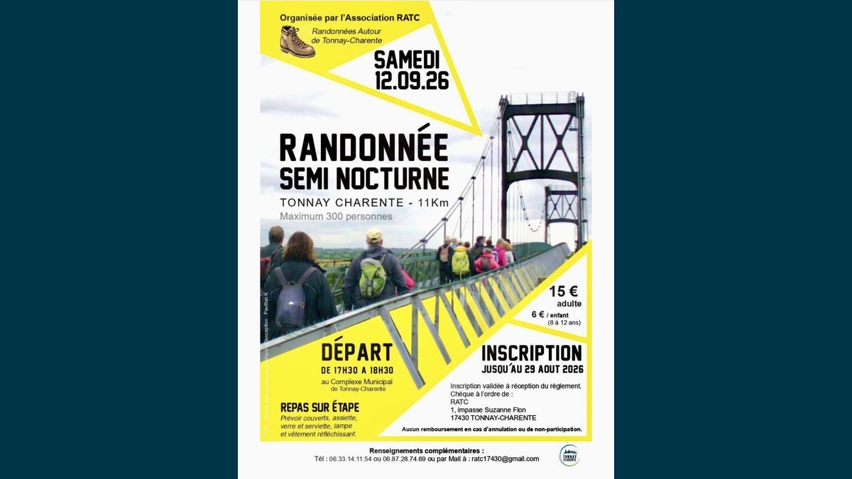 randonee-semie-nocturene-tonnay-site Randonnée semi-nocturne gourmande à Tonnay-Charente