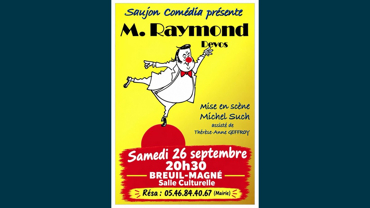 Hommage à Raymond Devos avec « M. Raymond » à Breuil-Magné