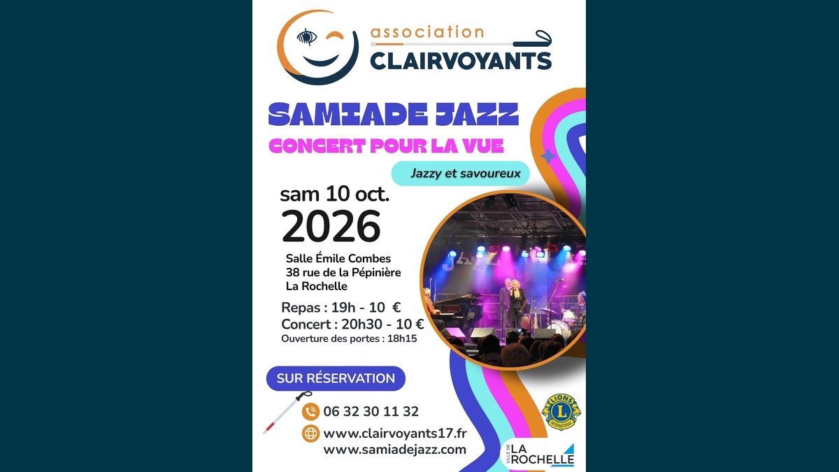 samiade-jazz-site Concert pour la Vue à La Rochelle : soirée jazz solidaire avec Samiade Jazz