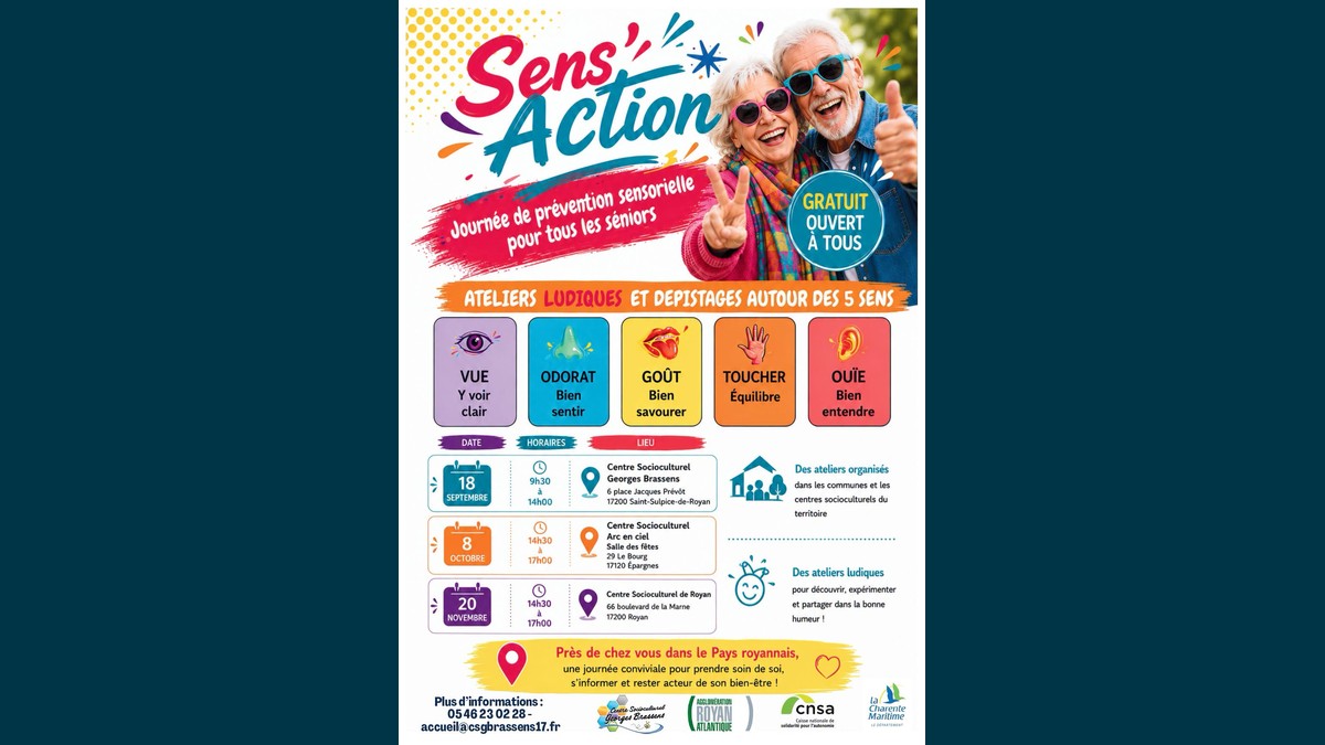 Sens'Action - Journée de prévention sensorielle pour les séniors