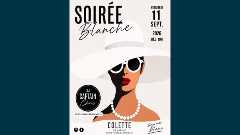 Soirée Blanche chez Colette du Marché à La Rochelle