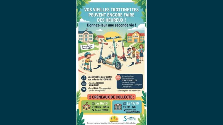 Journée des trottinettes à Soubise : une collecte solidaire pour les enfants