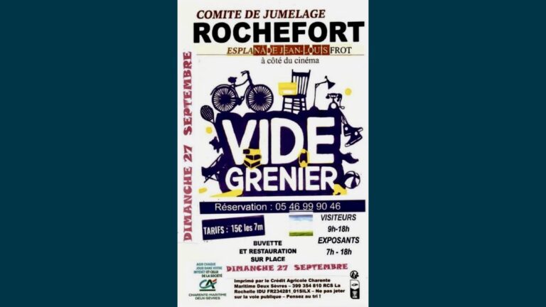 Vide-Grenier du Comité de Jumelage de Rochefort