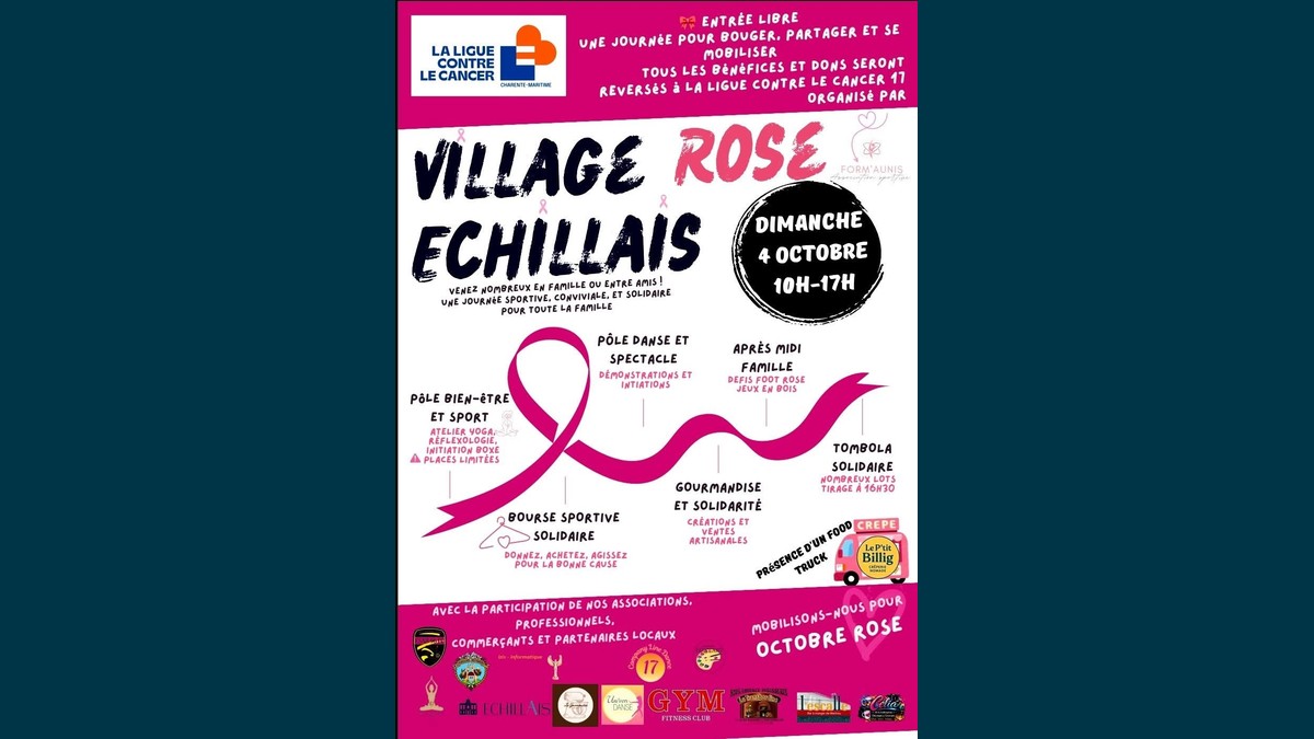 village-rose-site Village Rose d'Échillais : une journée solidaire pour Octobre Rose