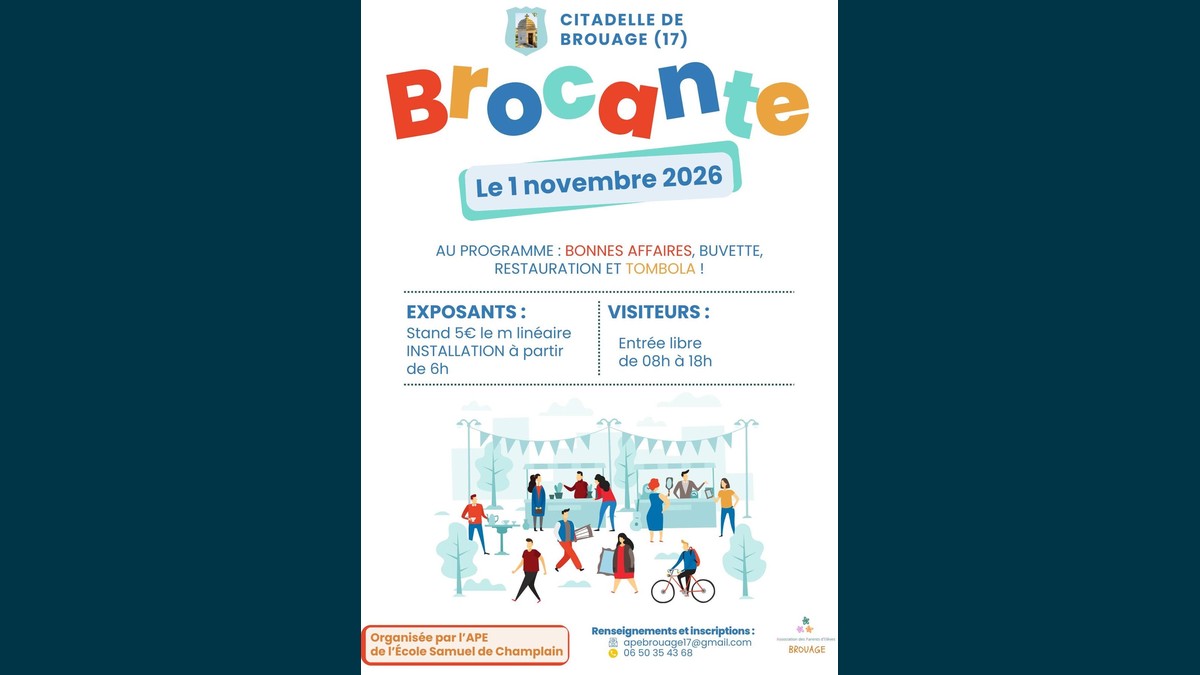 Brocante de la Citadelle de Brouage : chine et convivialité en Charente-Maritime