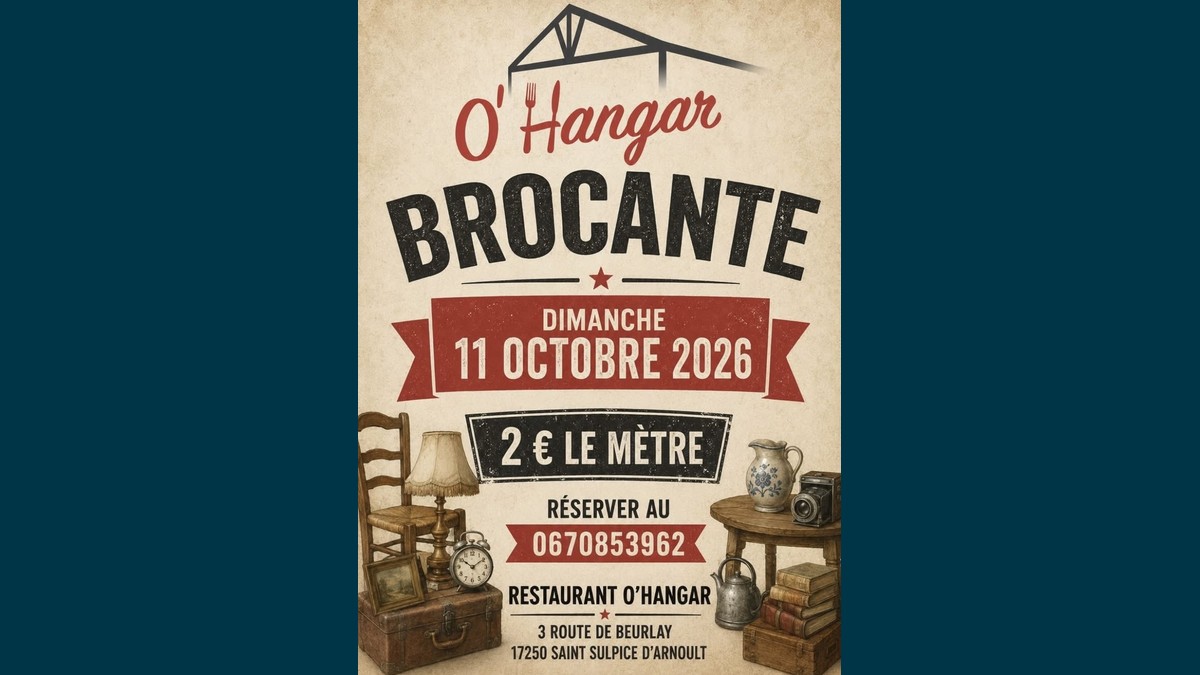 Brocante O'Hangar à Saint-Sulpice-d'Arnoult