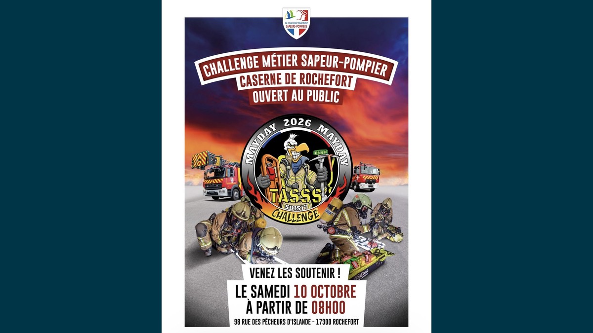 Challenge Métier Sapeur-Pompier : la caserne de Rochefort ouvre ses portes