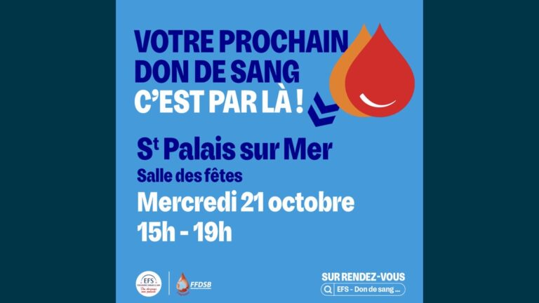 Collecte de don de sang - Saint-Palais-sur-Mer