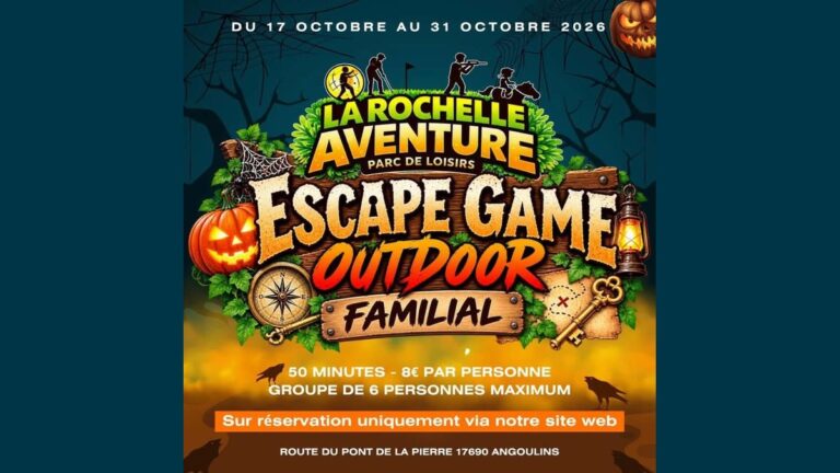 Escape Game Outdoor Familial à Angoulins avec La Rochelle Aventure