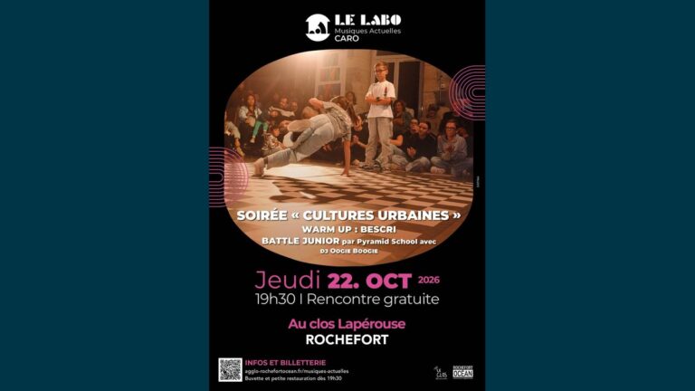 Soirée Cultures Urbaines à Rochefort : Hip-Hop, K-pop et Battle de Danse