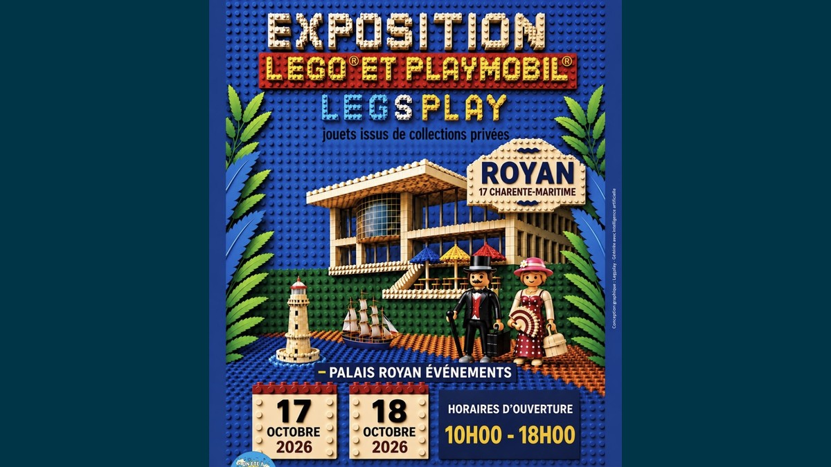 Exposition LEGO® et Playmobil® Legsplay à Royan
