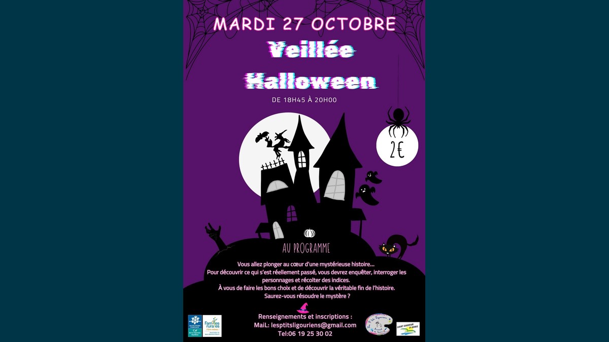 Veillée Halloween à Saint-Sauveur-d'Aunis : une enquête immersive en famille